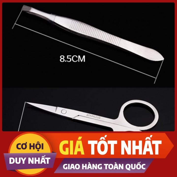  Bộ Cắt Móng Tay 12 Món  Bằng Thép Inox Không Gỉ, Sắc Bén Nhỏ Gọn,Đa Năng