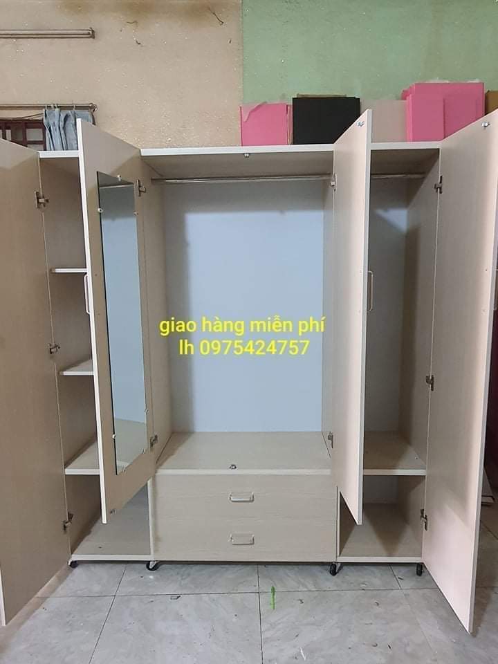 Tủ nhựa đài loan 4 cánh giá xưởng