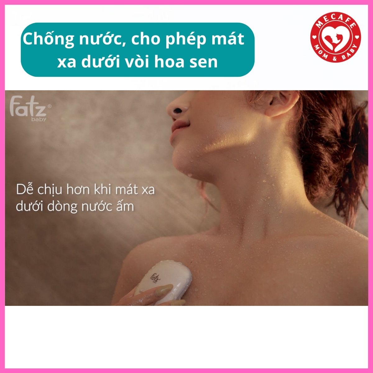 Máy mát xa thông tắc tia sữa fatzbaby (chống nước, không dây, nhỏ gọn) - 1 chiếc