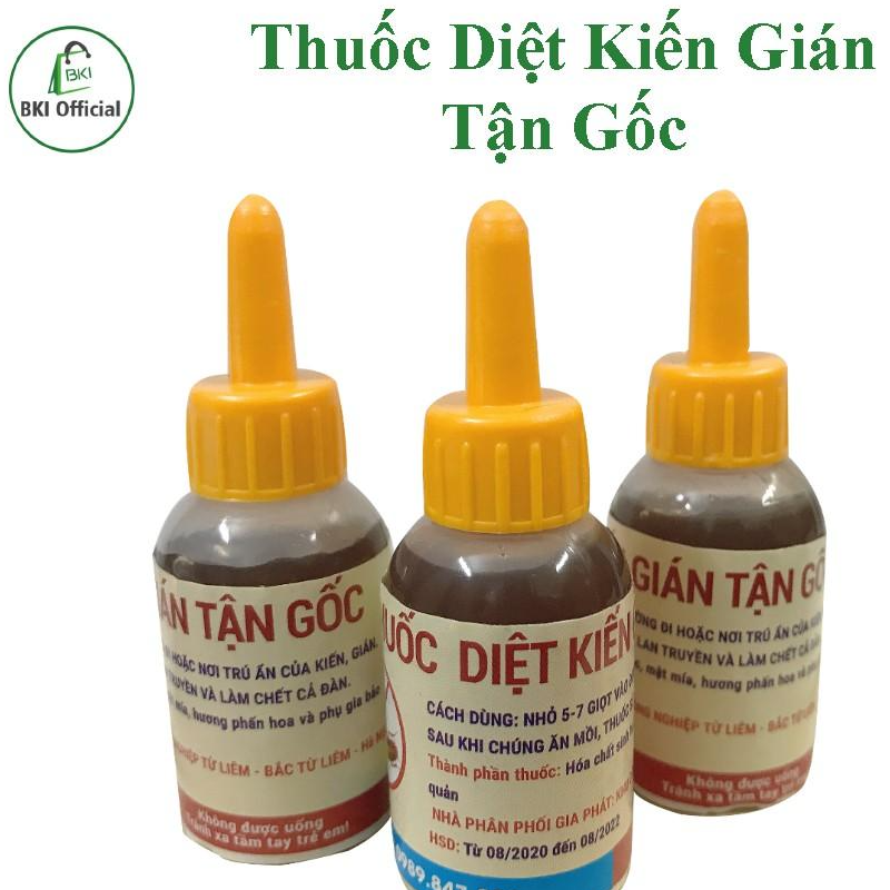 Combo 2 lọ Thuốc diệt kiến gián tận gốc an toàn hiêu quả - TDIETKIENC2