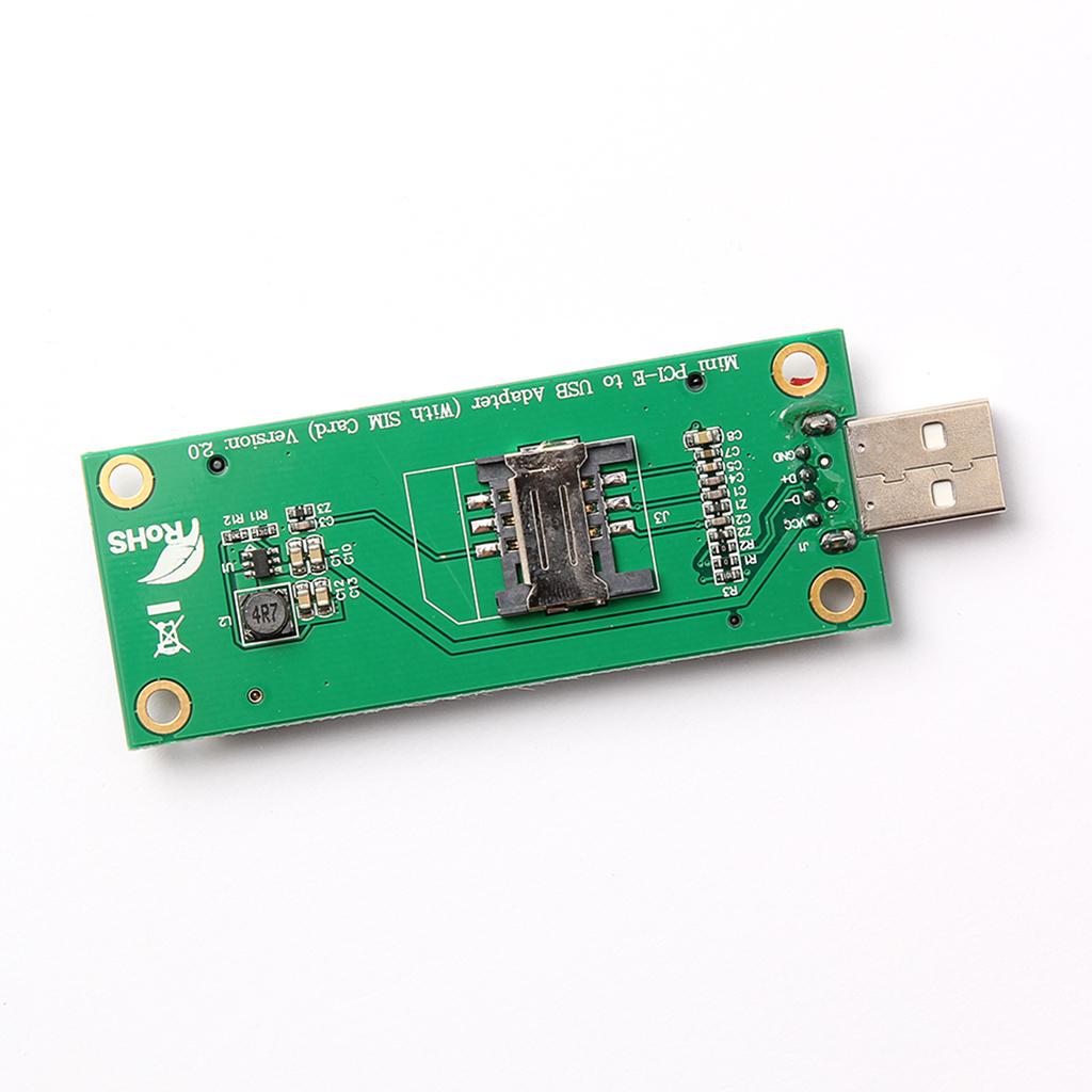 Thẻ Nhớ Mini PCIe WWAN Sang USB Với Khe Cắm SIM Cho Bộ Kiểm Tra Mô-đun 3G / 4G