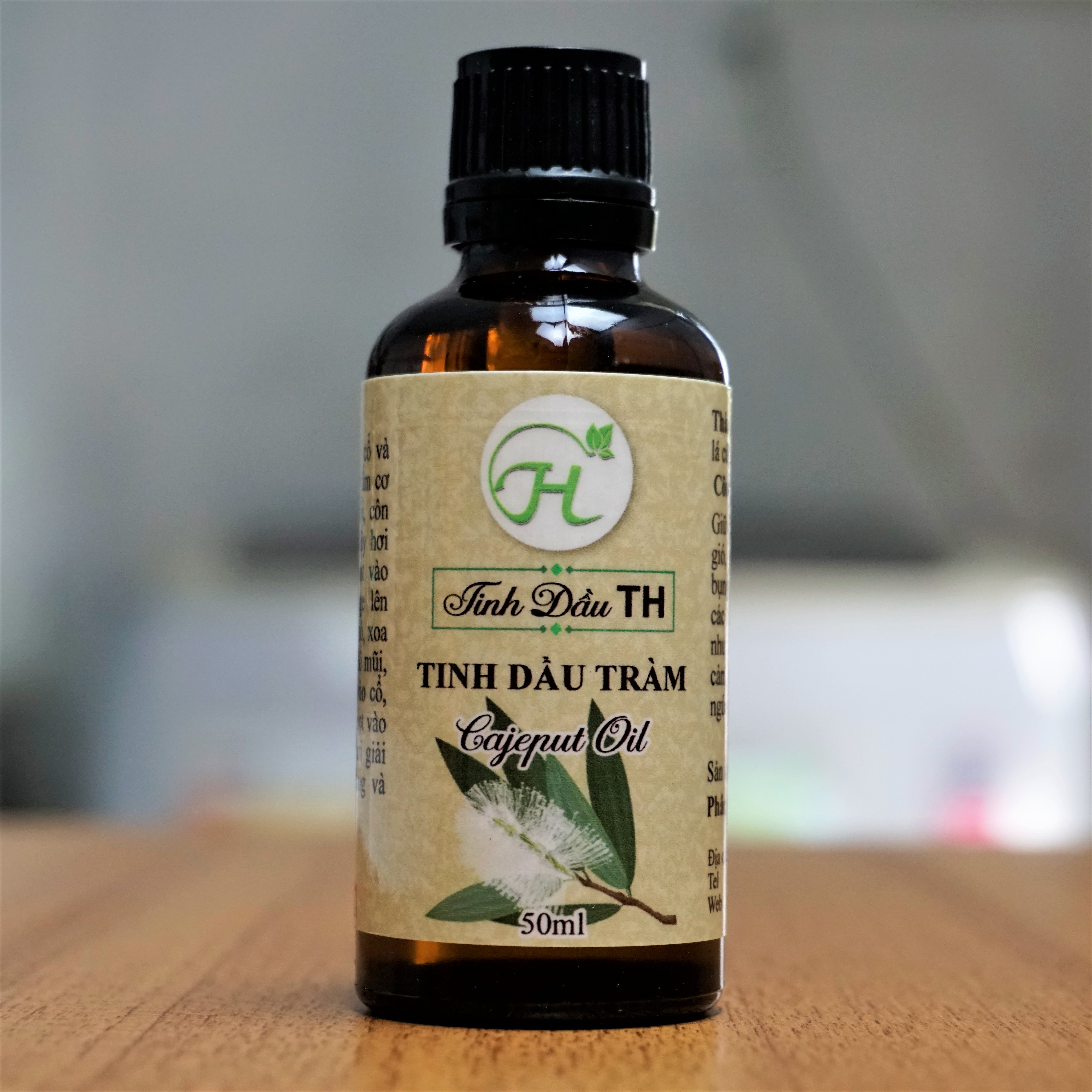 Dầu Tràm, Tinh Dầu Tràm Gió Cajeput TH Nguyên Chất (50ml), Tốt Cho Bé Sơ Sinh Và Trẻ Nhỏ, Giúp Giữ Ấm Cơ Thể Bé, Xua Đuổi Muỗi Và Côn Trùng - Có Hàm Lượng Cineol Cao, Được Kiểm Định Chất Lượng Đầy Đủ 