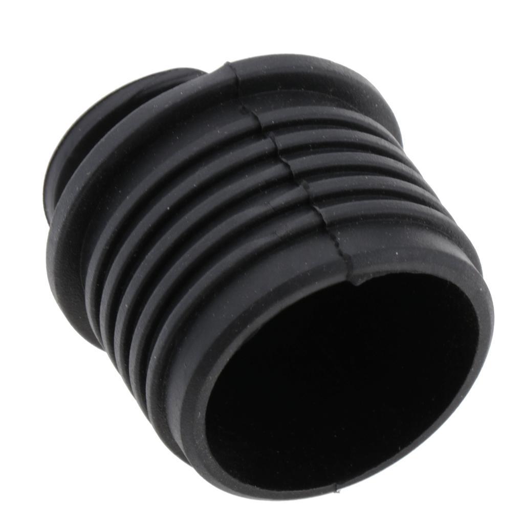 3x Rubber Kayak Marine Boat Scupper Stopper Bungs Drain Holes Black