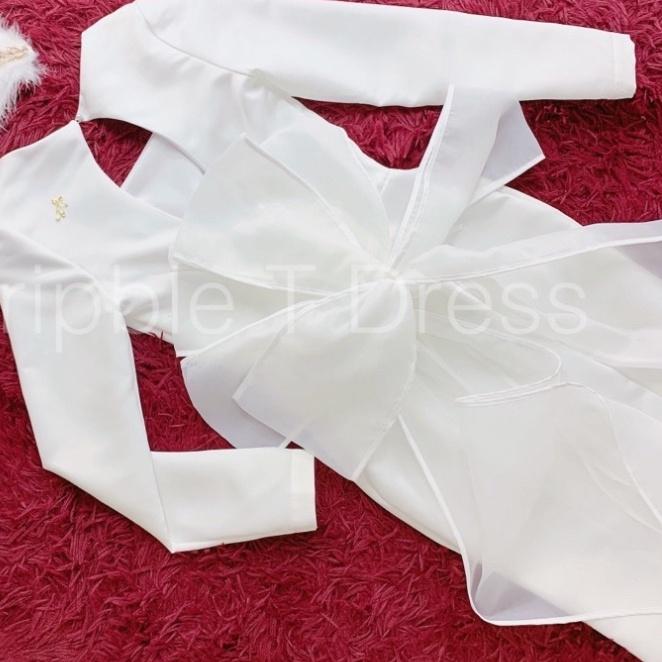 Đầm váy cưới maxi đuôi cá dài phi nhật dày dặn hở nơ lưng nơ lưng trắng đỏ mặc cưới đi biển dự tiệc dạo phố bigsize