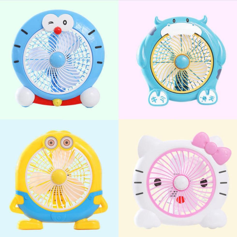 Quạt Cắm Điện Hình Thú Dễ Thương Cỡ Nhỏ Tiện Lợi, Bảo Hành 12 Tháng