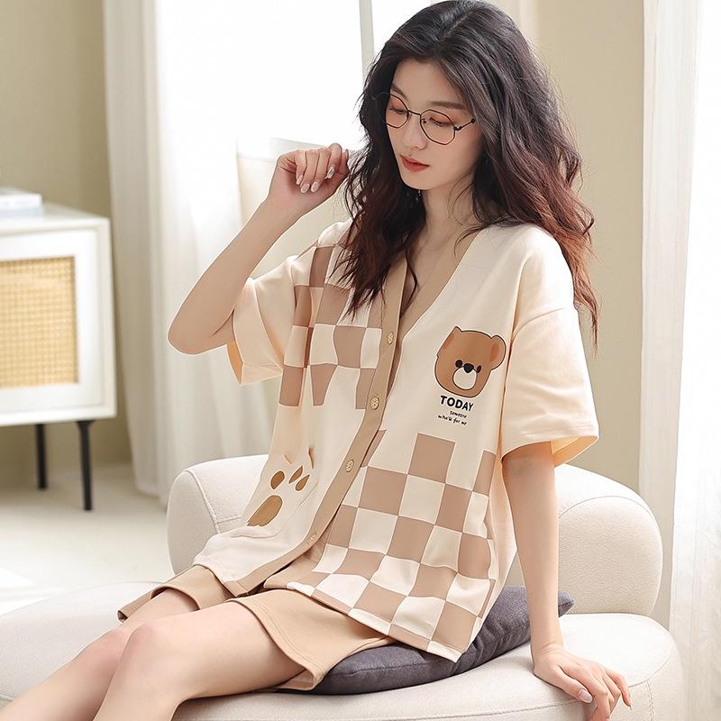 Đồ bộ nữ mặc nhà - thời trang mới nhất - Chất liệu Cotton cao cấp - ( Bộ Đùi )