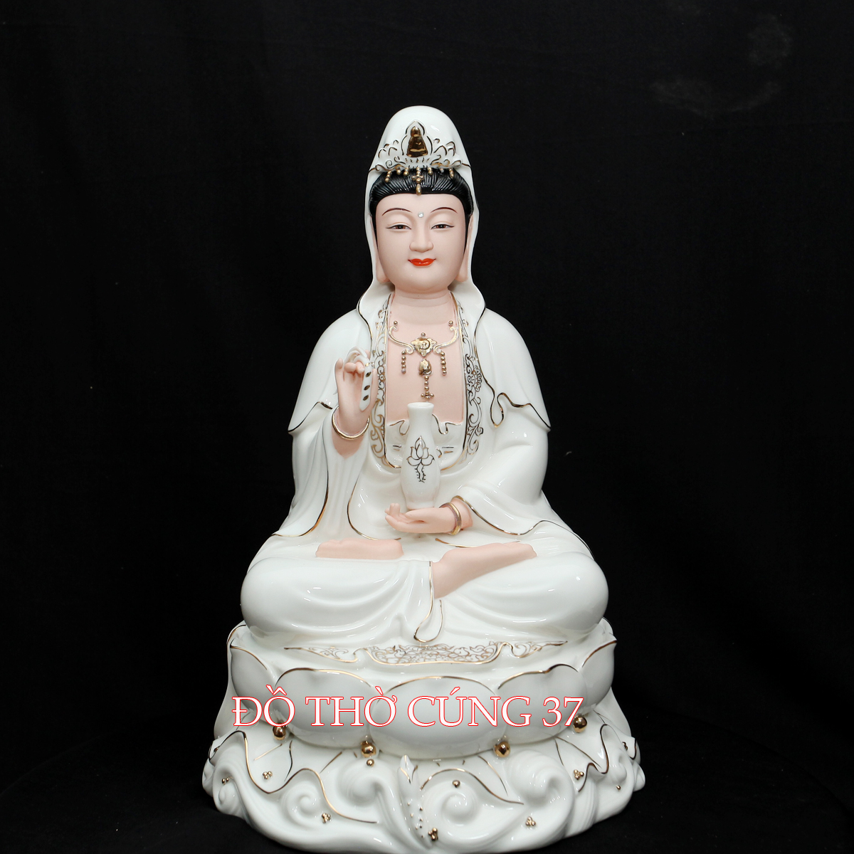 Bộ Tây Phương Tam Thánh - men sứ cao cấp