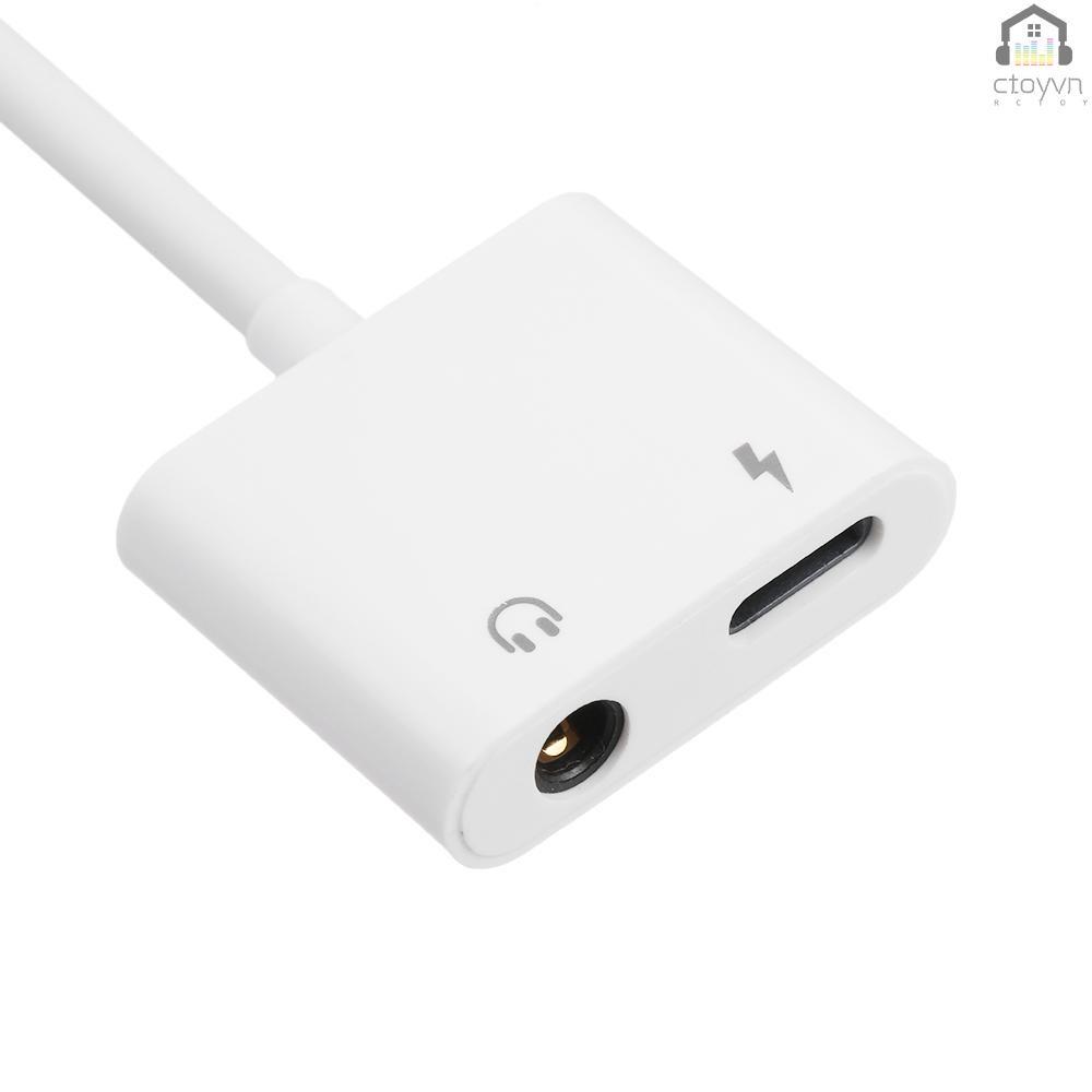 Đầu chuyển đổi âm thanh 3.5mm cho IPhone X 8 8Plus 7 7Plus 6 6S Plus 1 Male sang 2 Female