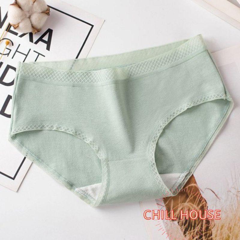 Quần Lót Cotton Cạp Lưới siêu đẹp Mềm Mát - CHILLHOUSE