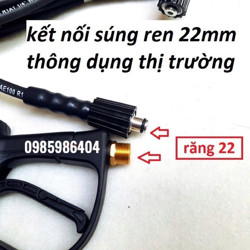 Bộ vòi xịt rửa xe và bình tạo bọt tuyết cho máy xịt rửa cho máy rửa xe áp lực cao, máy xịt rửa cao áp