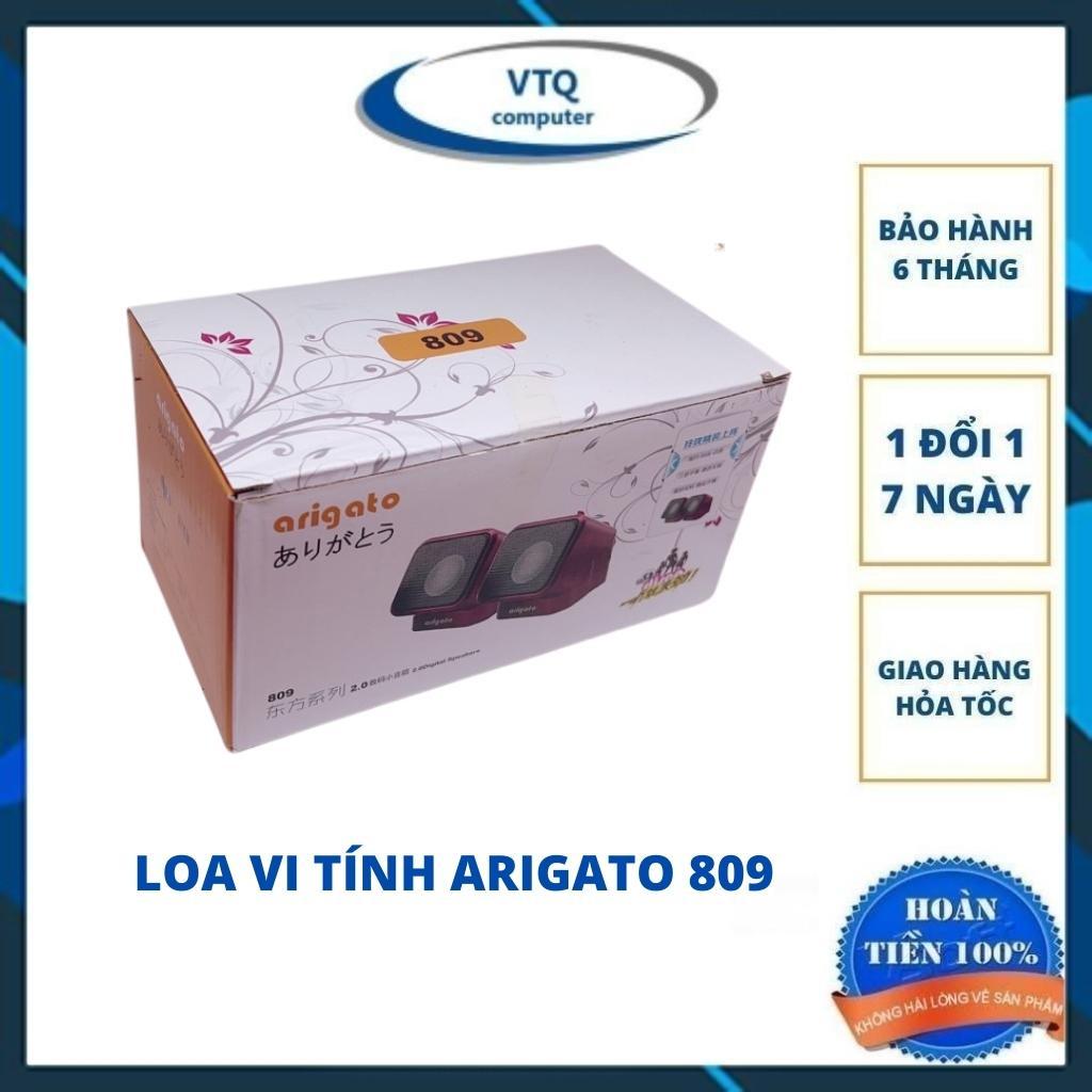 Loa vi tính, Loa mini 2.0 Arigato 809, thiết kế lạ mắt, thay đổi hình dáng loa, chất lượng âm thanh ấn tượng