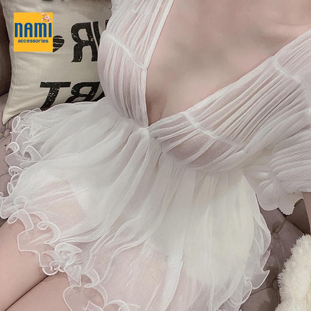 Áo Peplum Nhún Ngực Chân Bèo Siêu Xinh Trong Trẻo Gợi Cảm Quyến Rũ - ATNU011