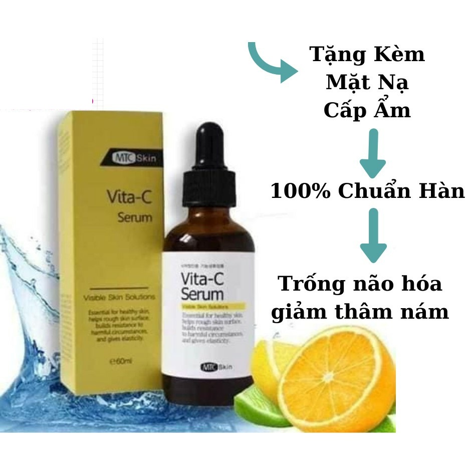 Vita C serum trắng da mờ thâm nám