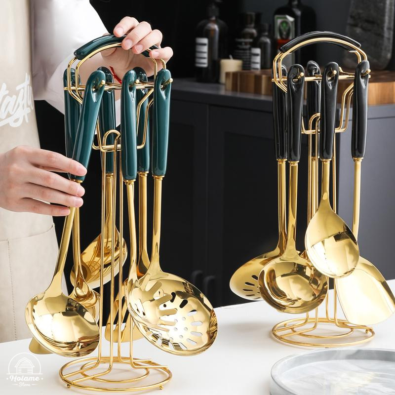 Dụng Cụ Nhà Bếp Bộ Muôi Muỗng Thìa 7 món