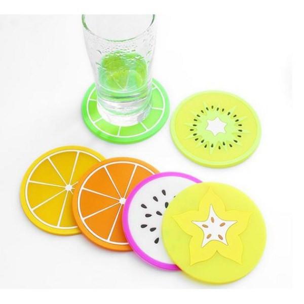 Combo 10 Đế lót ly hình trái cây