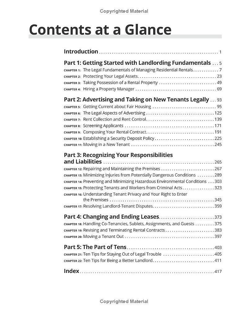 Sách ngoại văn: Landlord's Legal Kit For Dummies