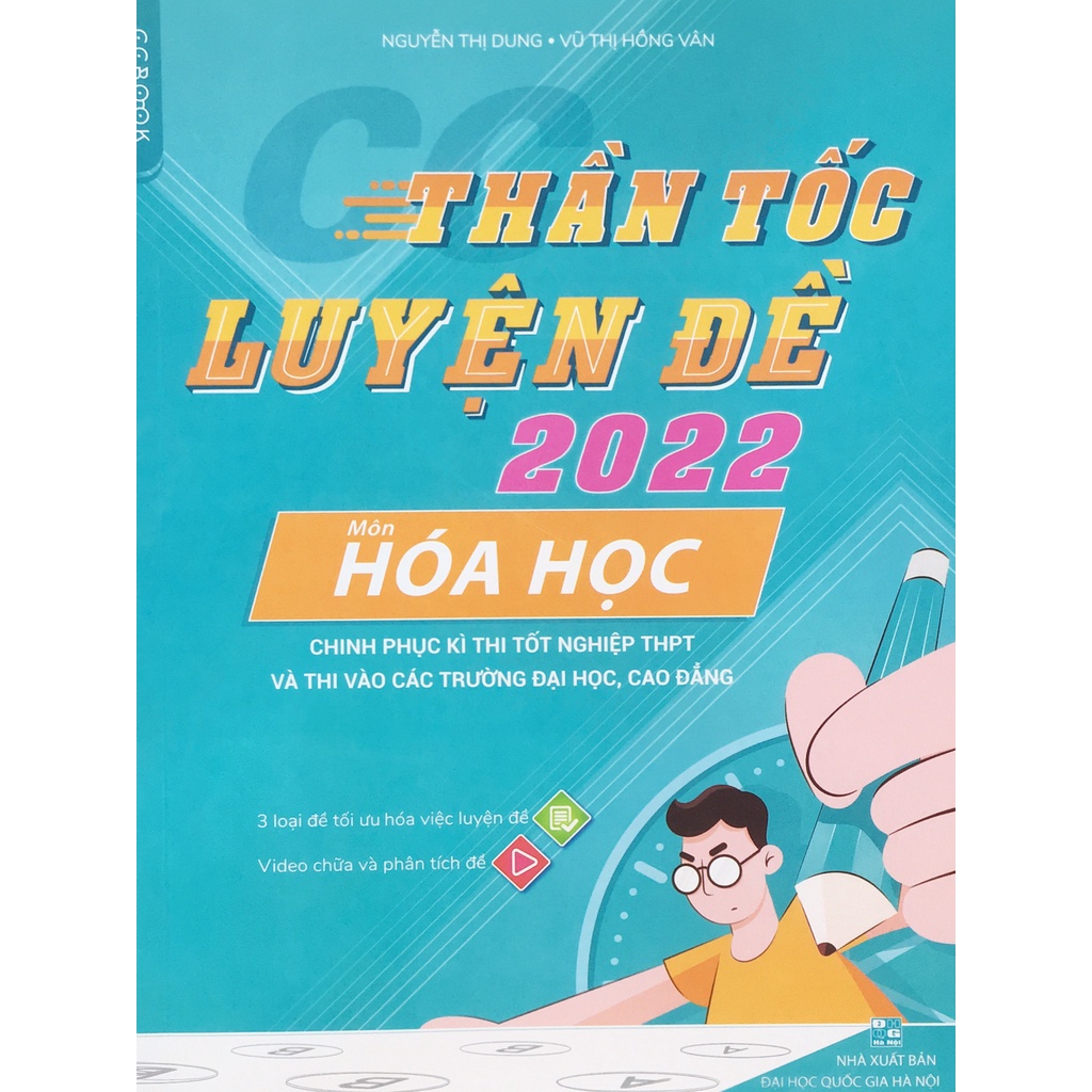 Sách - Thần tốc luyện đề 2022 môn Hóa Học - CCBooks