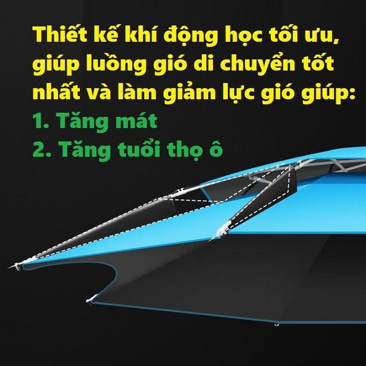 Ô Câu Cá 5 Lớp Cao Cấp, Ô Dù Dã Ngoại Che Nắng Mưa Hàng Siêu Đẹp Siêu Khỏe,Cản Gió Rất Tốt