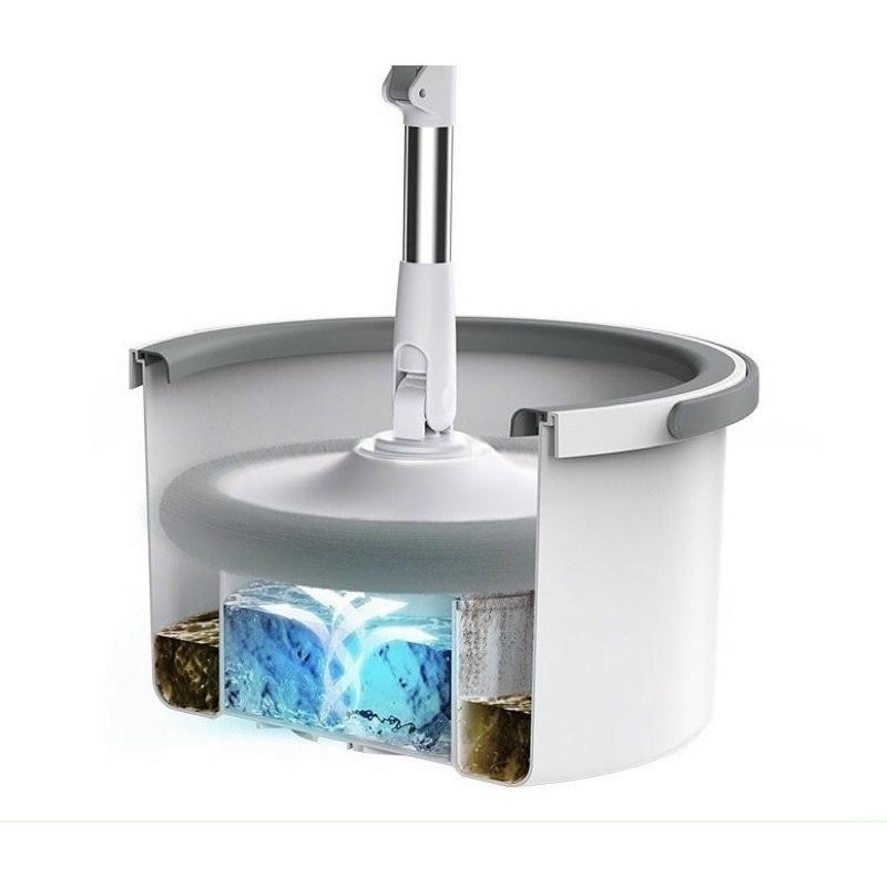 Bộ lau nhà thông minh xoay 360 độ cao cấp công nghệ vắt ly tâm tách nước thải sang trọng (kèm bông lau rời)