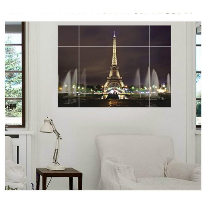Decal trang trí tường Tháp mẫu mới