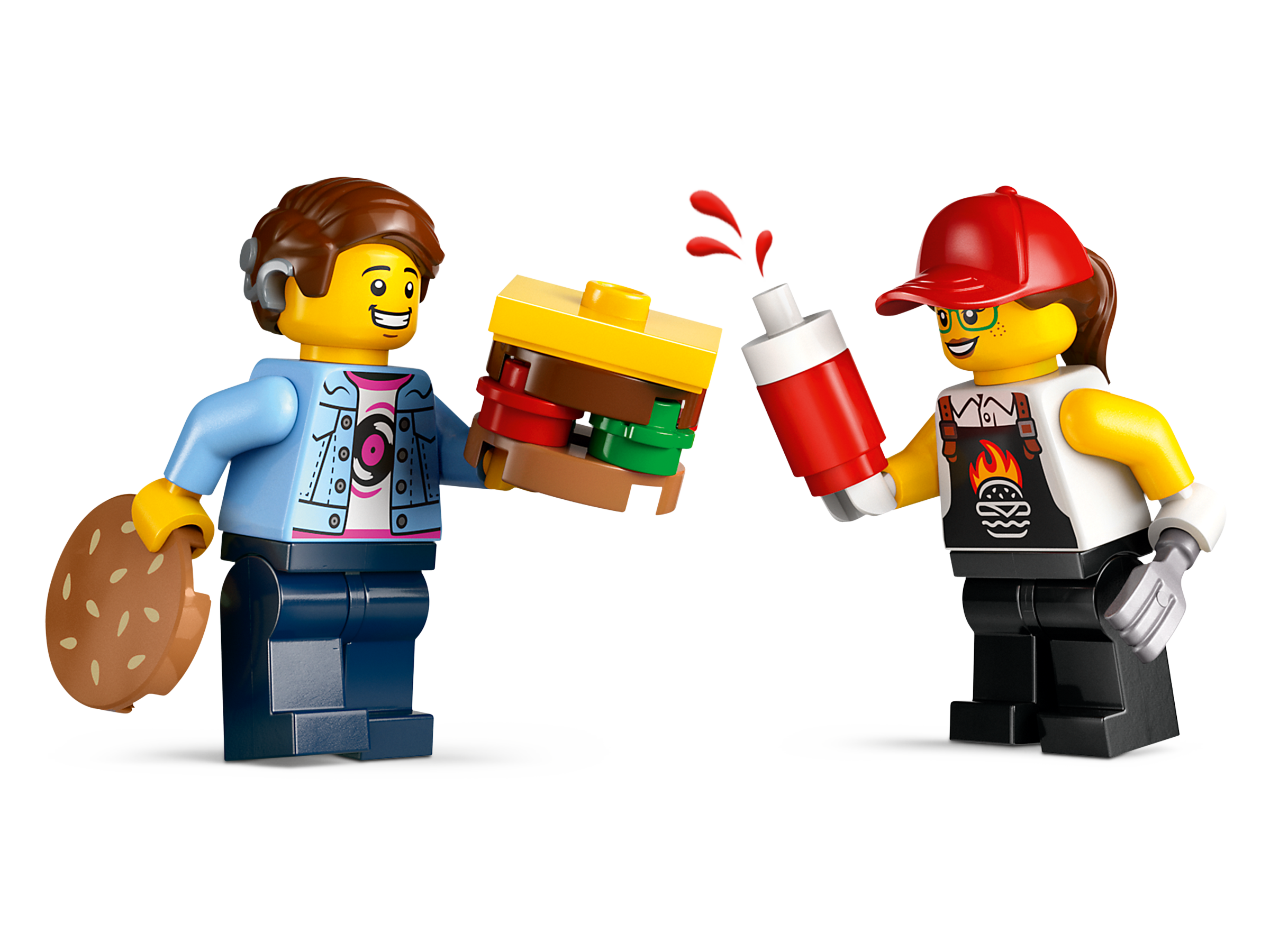 Đồ Chơi Lắp Ráp Xe Tải Burger Lưu Động - Burger Van - Lego City 60404 (194 Mảnh Ghép)