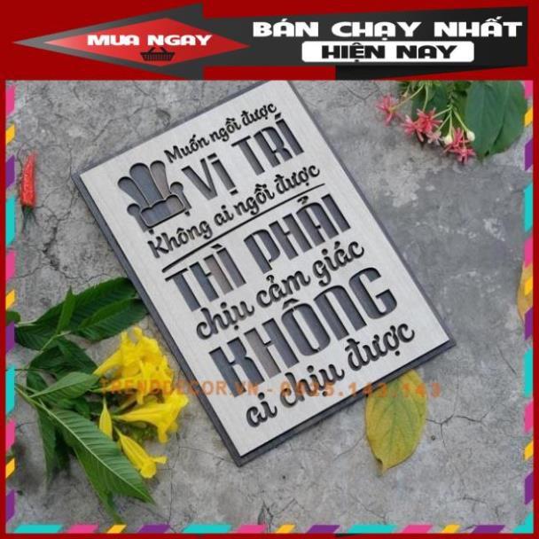 Tranh treo tường slogan câu nói hay truyền cảm hứng TBIG021 TRENDDECOR.VN