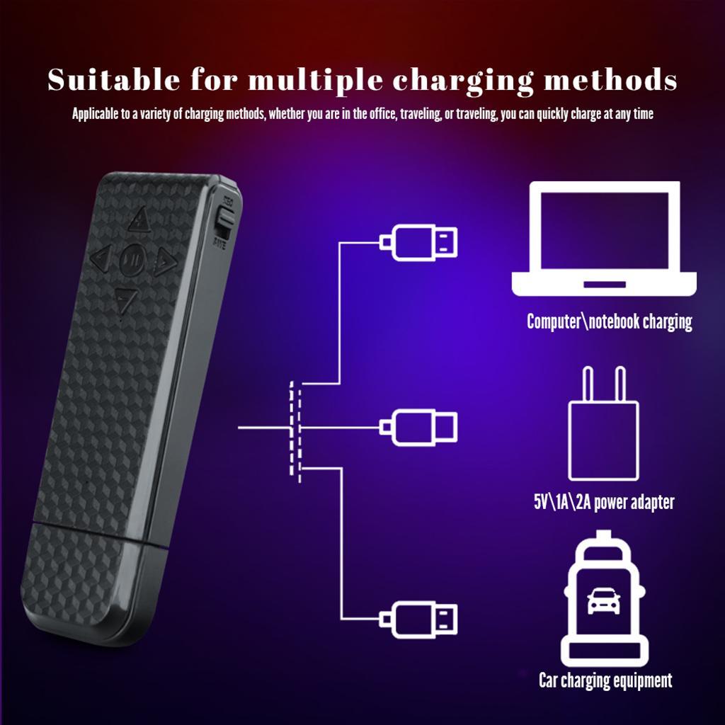 Mini USB Voice Activated Audio 32GB TF Card for Meetings