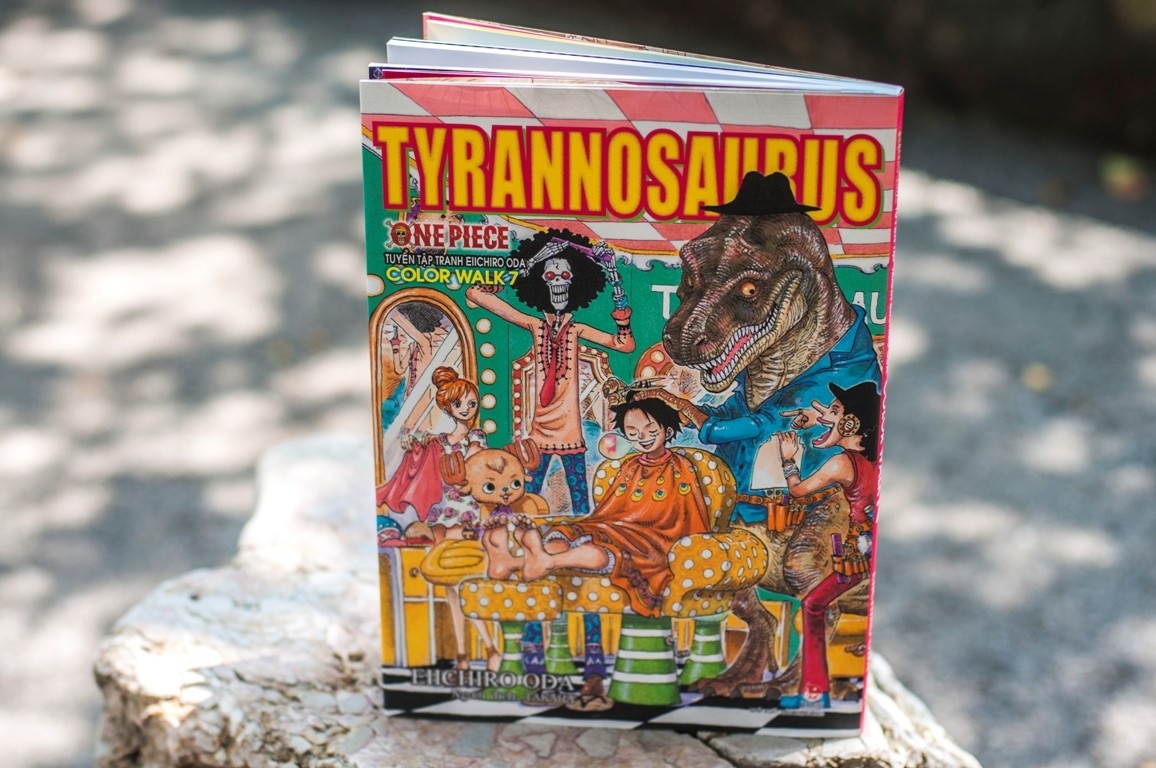 One Piece Color Walk Tyrannosaurus Tuyển Tập Tranh Eiichiro Oda Tập 7 Tặng Kem Poster Postcard Sticker Tiki