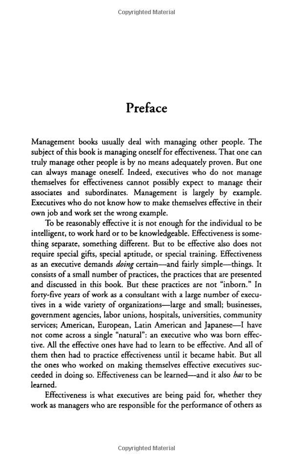 The Effective Executive: The Definitive Guide to Getting the Right Things Done
