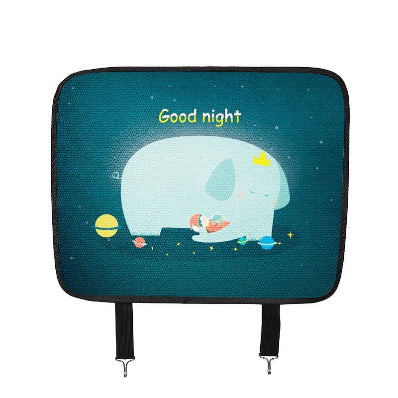 Đệm Da Lót Ghế Ngồi Xe Hơi Chống Nước/Bụi Bẩn 150g Họa Tiết Hoạt Hình Sáng Tạo Cho Bé