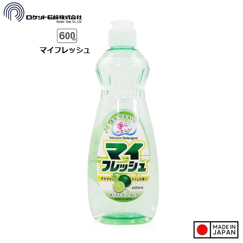 Nước rửa chén bát Rocket Soap 600ml - Hương chanh - Hàng Nội Địa Nhật Bản