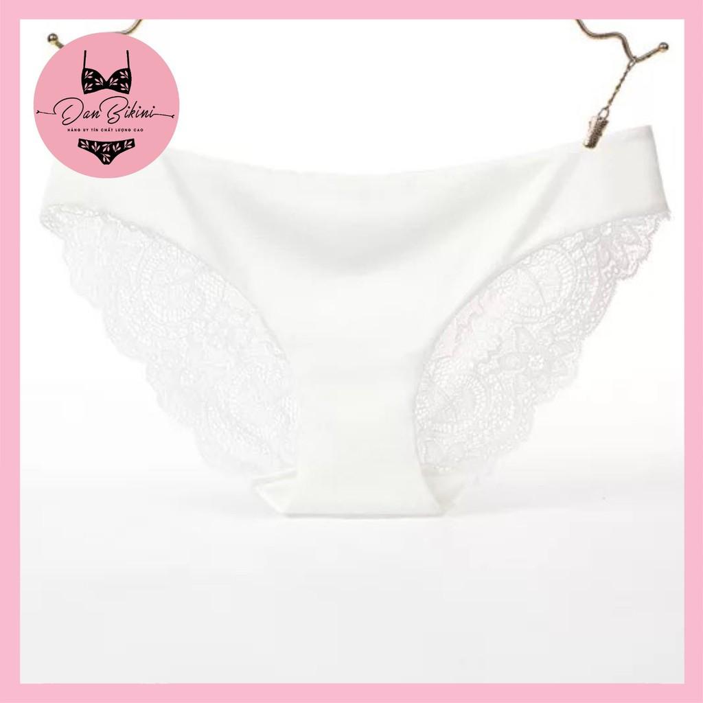 Quần Lót Nữ Đúc Su phối ren sexy gợi cảm thoáng mát kháng khuẩn mã 9085