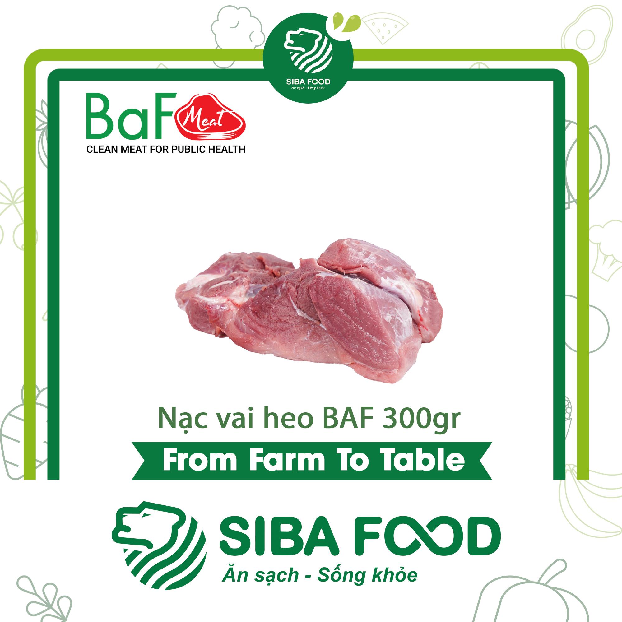 Nạc vai heo ăn chay BAF khay 300gr