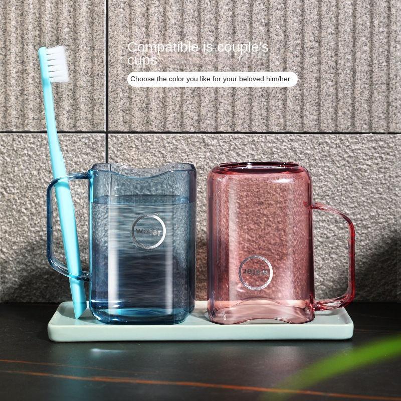 Cốc Đựng Bàn Chải Đánh Răng Thiết Kế Trong Suốt Tiện Lợi Dễ Sử Dụng