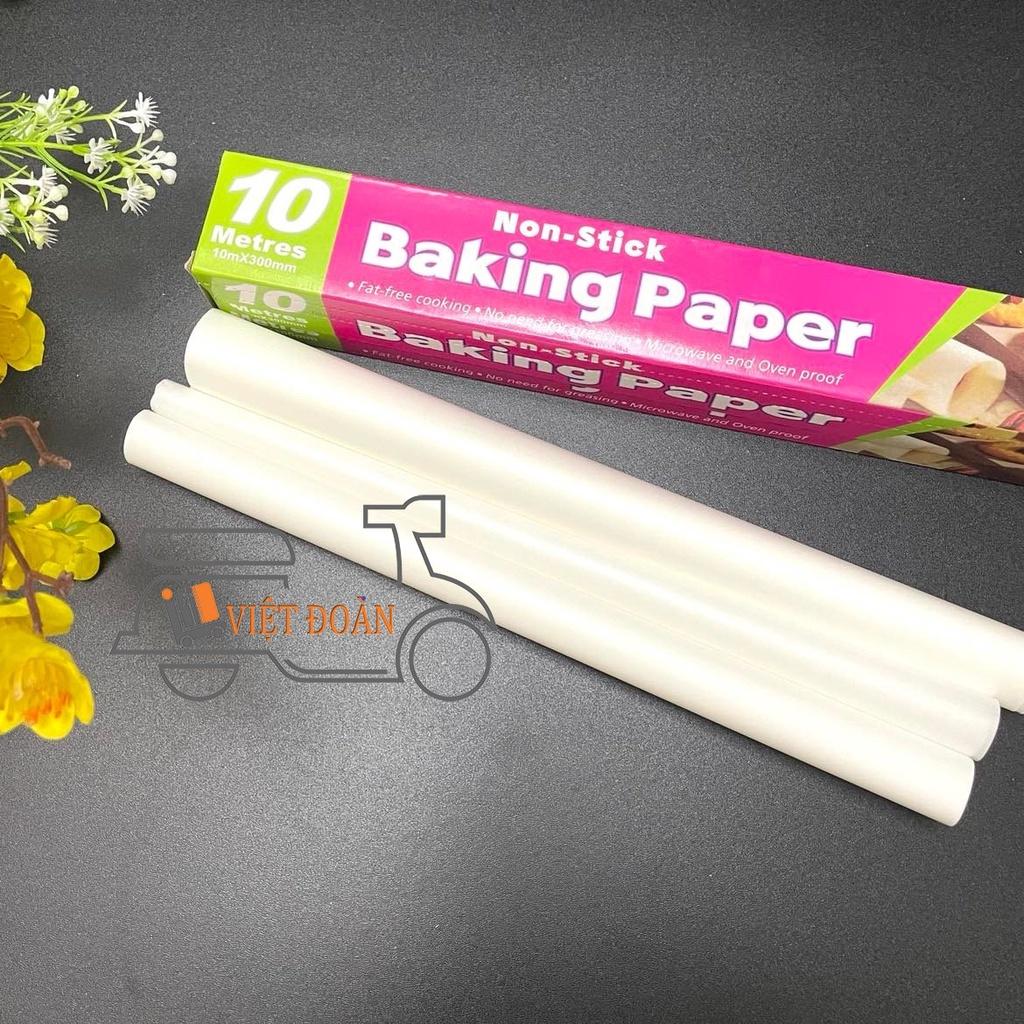 GIẤY NƯỚNG BÁNH - chống dính . Khổ ngang 30cm , dài 10m - Dụng cụ làm bánh, nấu ăn