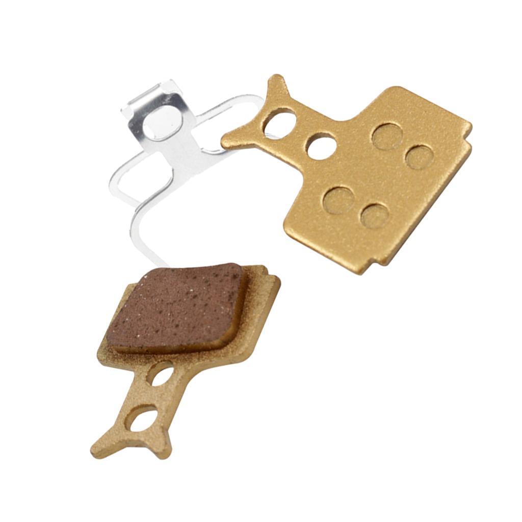 MTB Bike Brake Pads Size: 27.8 x 35 x 4mm/1.09 x 1.38 x 0.16inch, Metal Bike Brake System Accessories