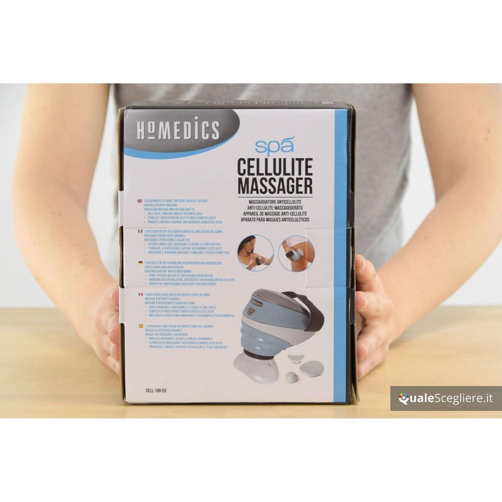 Máy massage tan mỡ, giúp săn chắc, làm mịn vùng da sần vỏ cam Homedics CELL-100-EU