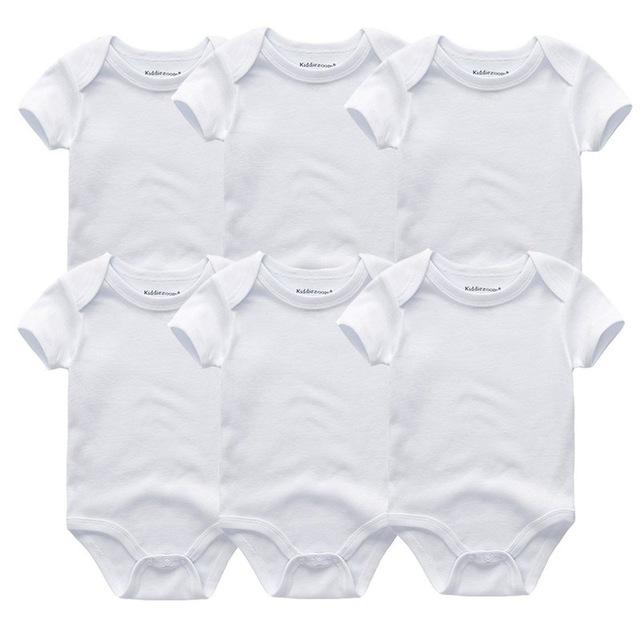 6 Cái/lốc 100% Cotton Cho Bé Bodysuit Sơ Sinh Tay Ngắn Áo Liền Quần Cho Bé Trai Bé Gái Jumpsuit Quần Áo Cơ Thể Bé Phù Hợp Với Bộ