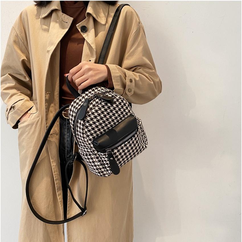 Balo thời trang nữ kẻ caro đi học đi chơi Giatot68 98