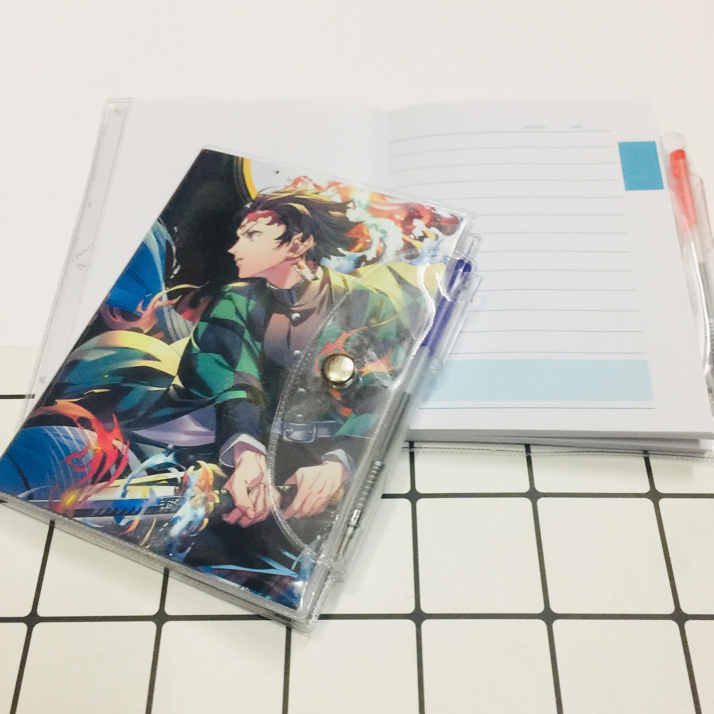 COMBO 2 SỔ TAY NHỎ KÈM BÚT Kimetsu no Yaiba NHIỀU MẪU NGẪU NHIÊN