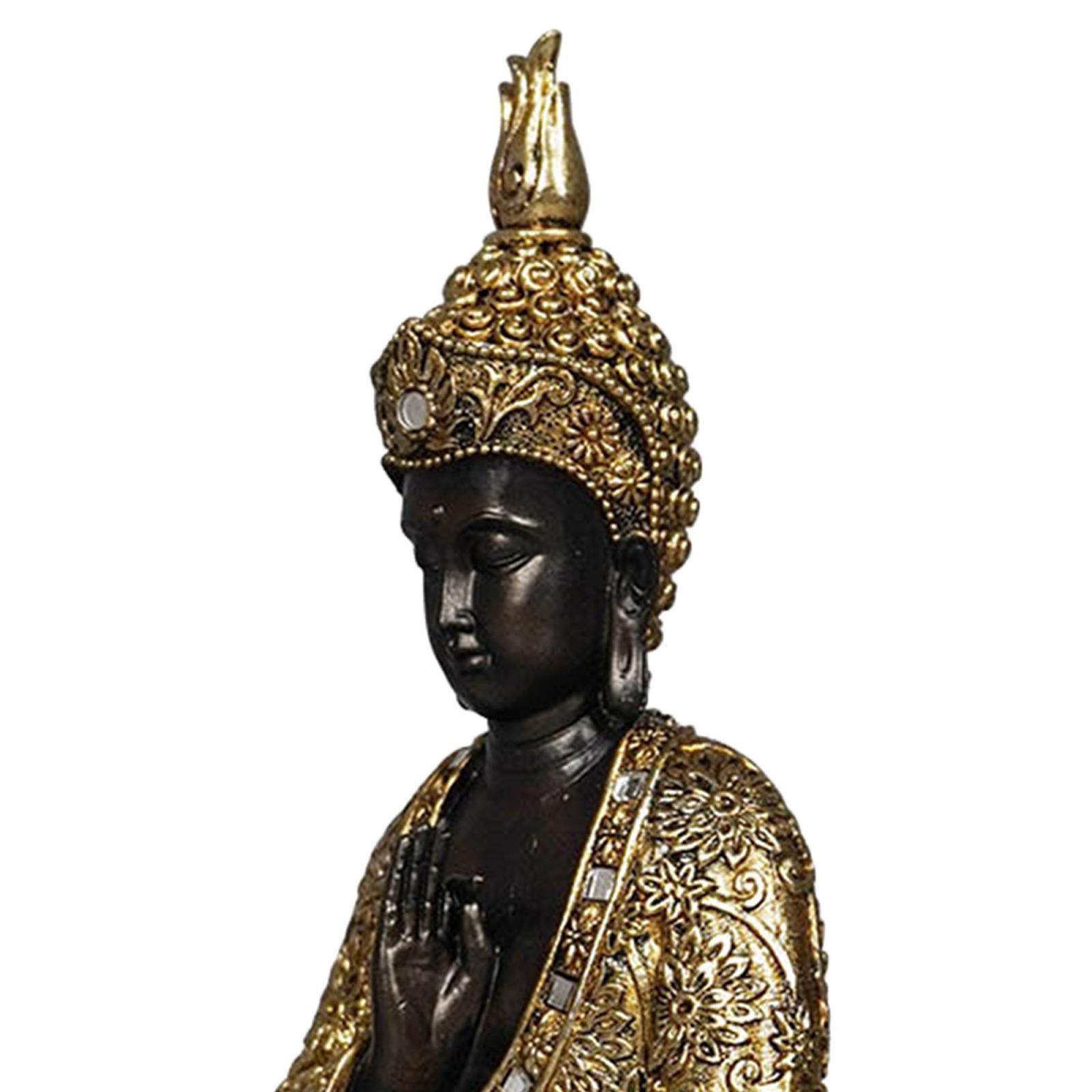 Buddha Figurine Statue Sculpture Ornament for Tabletop Home Decor