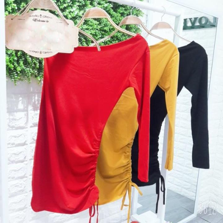 Váy body tay dài dài lệch vai thời trang XIXO - DAM0012