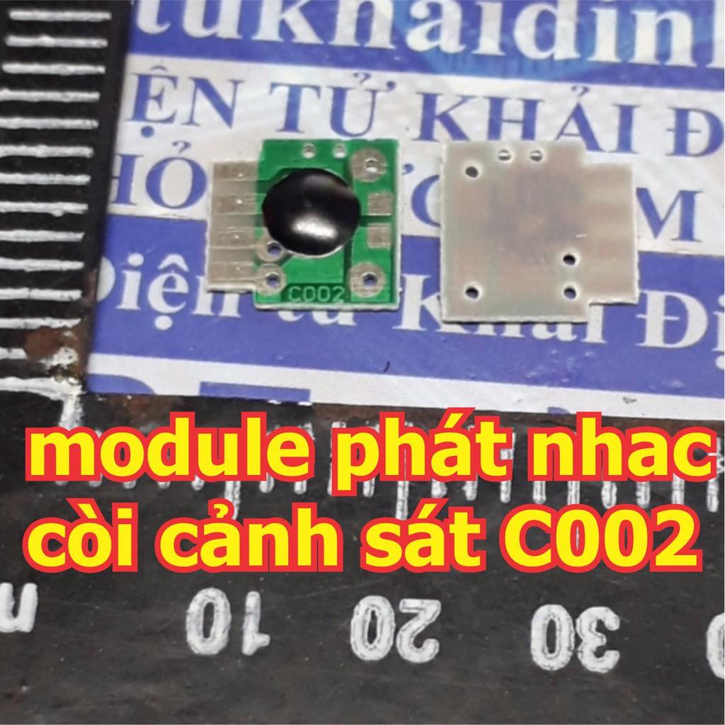 5 cái Module Phát Nhạc C002, còi cảnh sát, cứu thương, cứu hỏa áp 3-5V kde2144