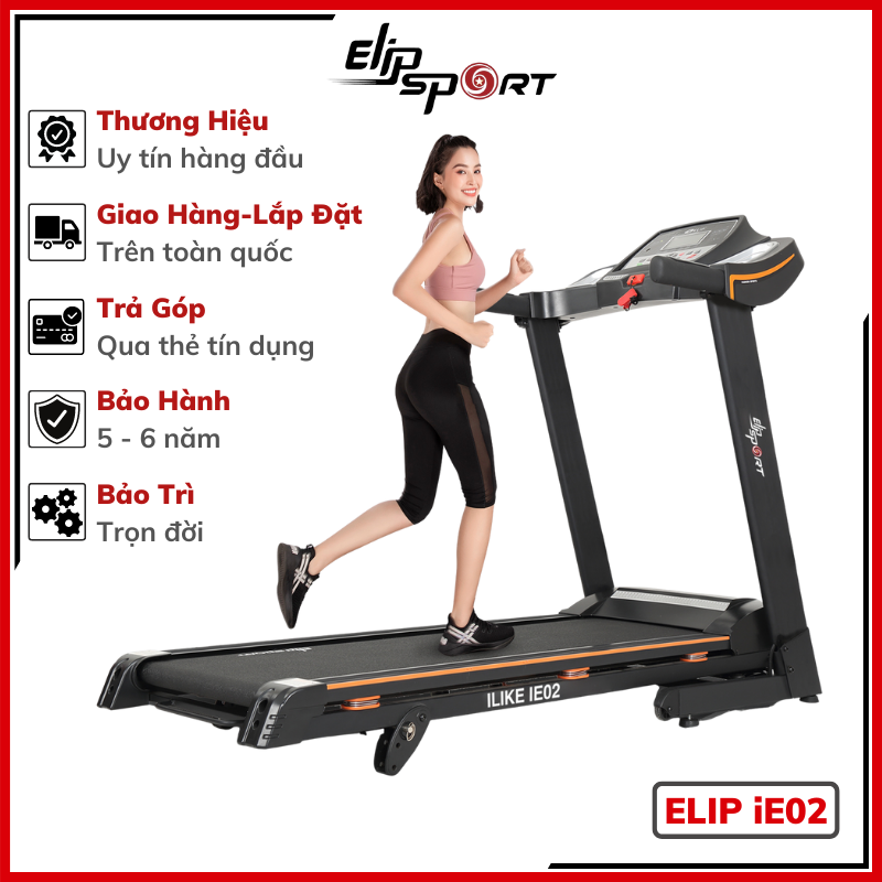 MÁY CHẠY BỘ ĐƠN NĂNG ELIP iE02