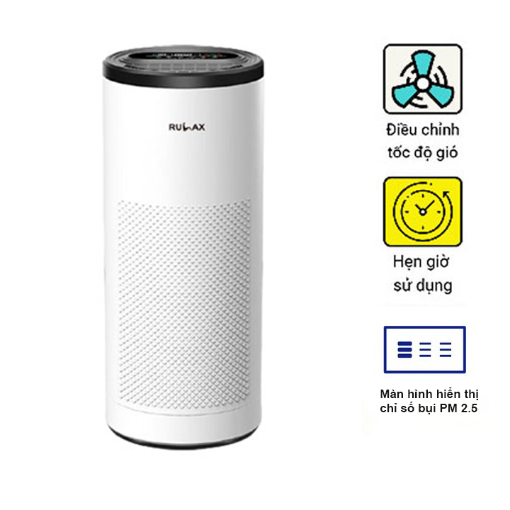 Máy Lọc Không Khí Diệt Khuẩn RULAX Air Purifier - Hàng Nhập Khẩu