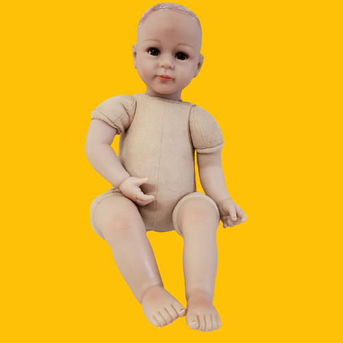 Búp Bê Tái Sinh Thân Gòn Mềm Mại Mỉm Cười Trọc NPK 50 cm = 20 inch Reborn Vinyl  Adora Style Doll PVN4907