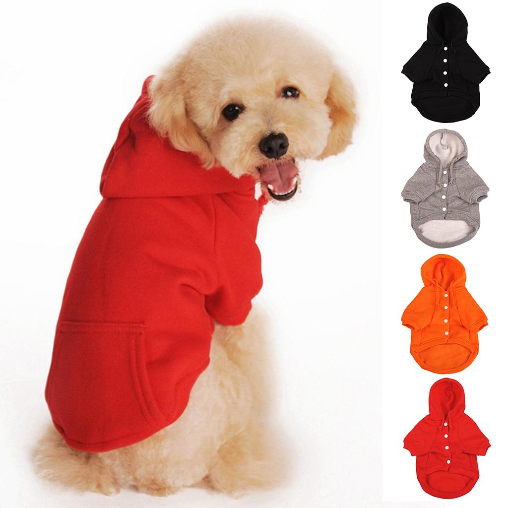 Soft Warm Pet Winter Clothing Dogs Cats Puppies Sports and Leisure Sweater Hoodie Pullover Pet Clothes