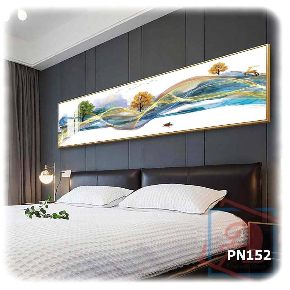 Tranh canvas khổ lớn trang trí phòng ngủ - PN152