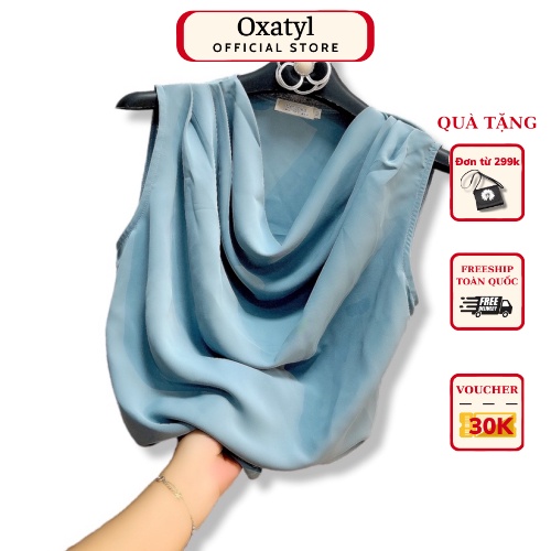 Áo Sơ MI cổ Đổ Oxatyl M234 Sang Trọng Sát Nách