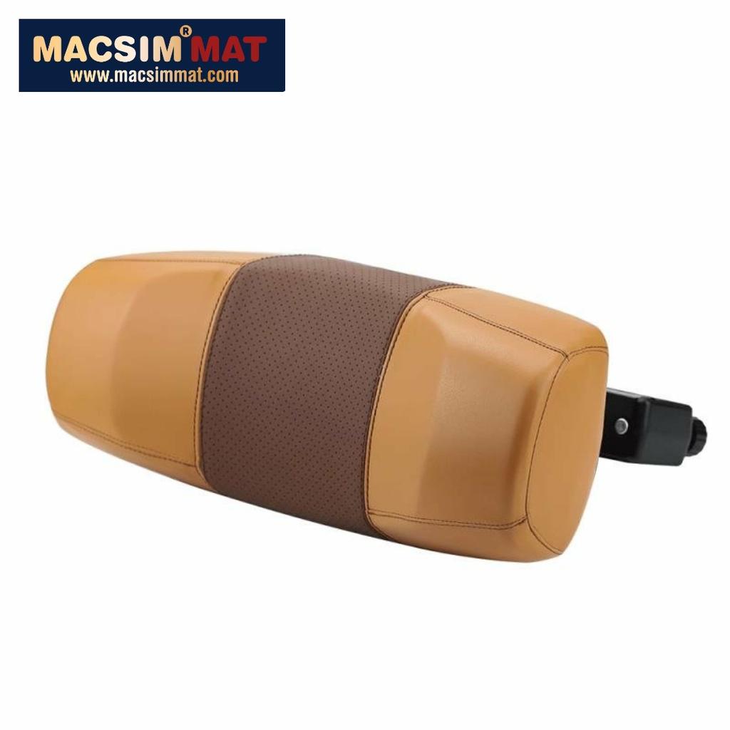 Gối tựa đầu ô tô cao cấp nhãn hiệu Macsim CHP03B màu đen, nâu , be